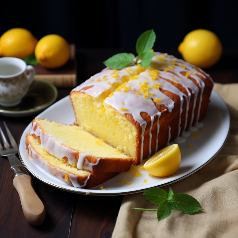 Classic Lemon Pound Cake: A Tangy Delight