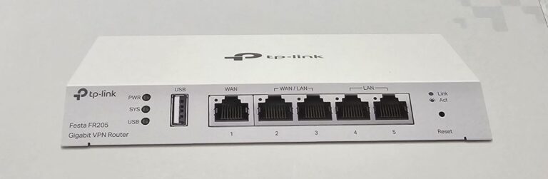 TP-Link Gigabit VPN Router Festa FR205: A Comprehensive Review